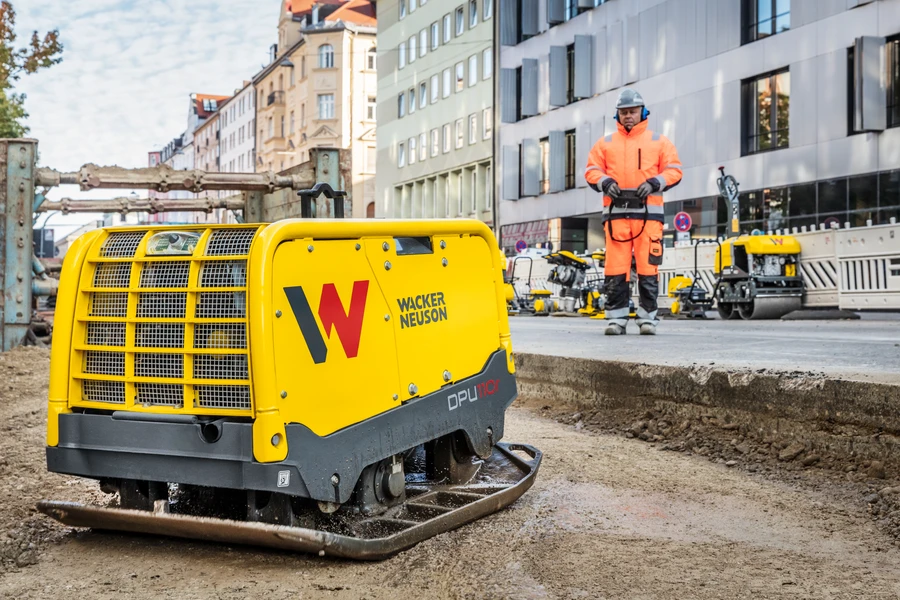 Wacker DPU 80 R diesel trilplaat afstand bediend