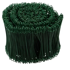 Zakkentrekker & drilbinder 140 mm geplastificeerd groen