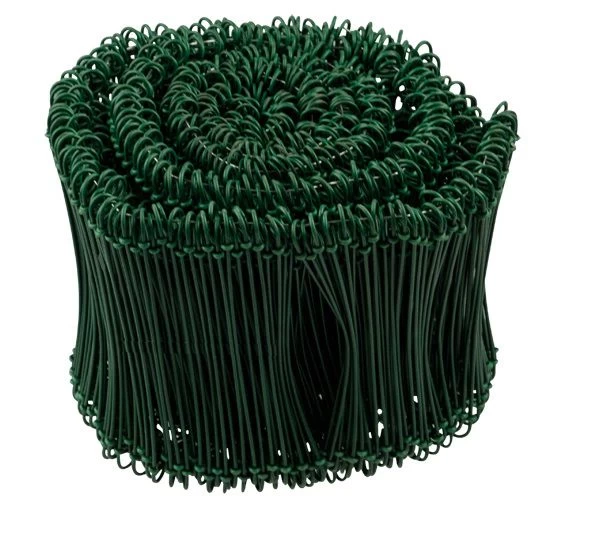 Zakkentrekker & drilbinder 140 mm geplastificeerd groen