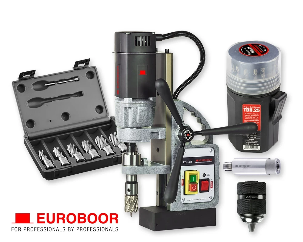 Euroboor ECO.32 magneetboormachine set