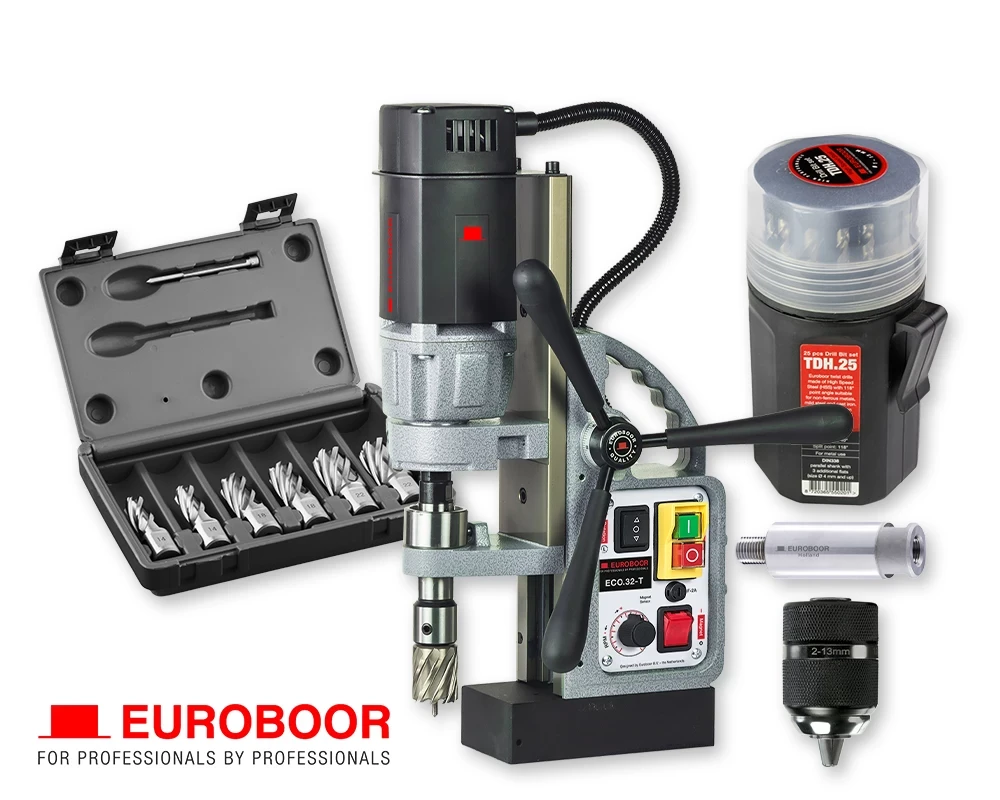 Euroboor ECO.32/T magneetboormachine set