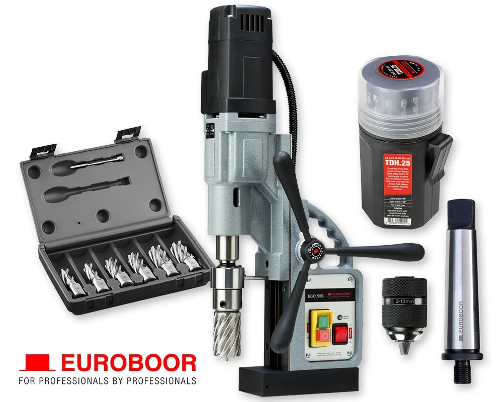 Euroboor ECO.50S magneetboormachine set