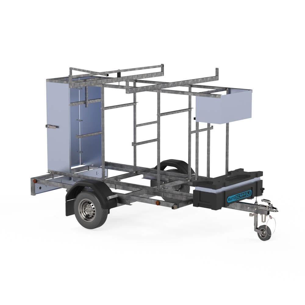 ASC steigeraanhanger met rolsteiger 8,2 meter werkhoogte