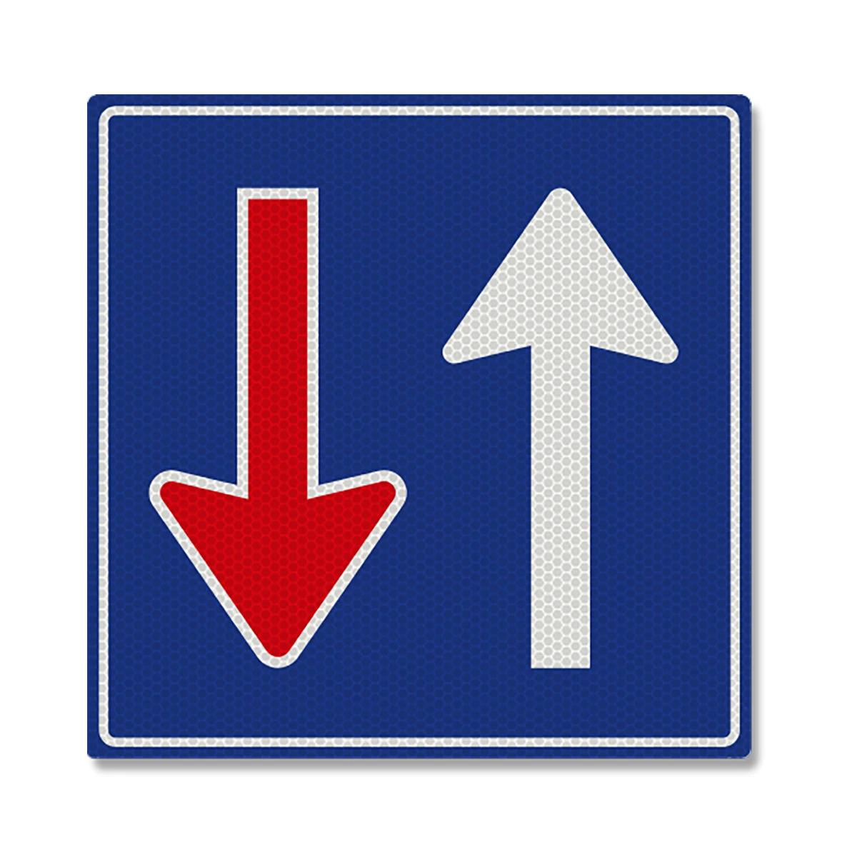 Verkeersbord F06 - Voorrang tegemoetkomend verkeer