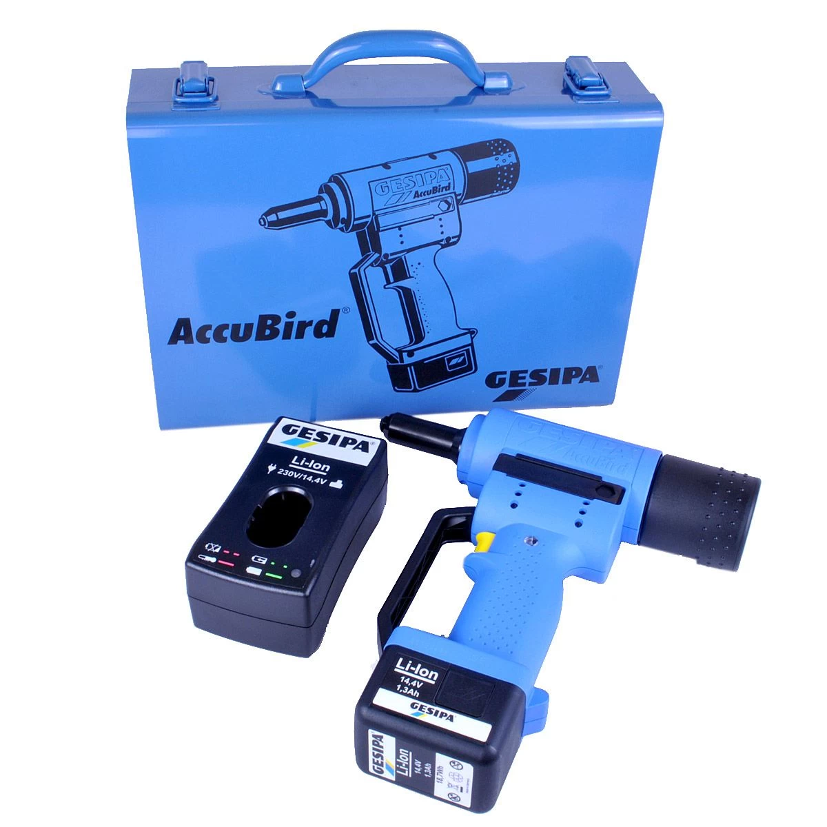 Gesipa Accubird popnageltang op accu