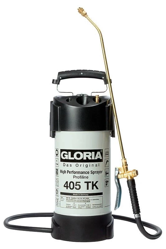 Gloria oliebestendige hogedrukspuit 5 liter 405TK profline staal