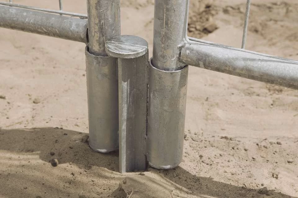 Grondpen met opzethulzen Heras