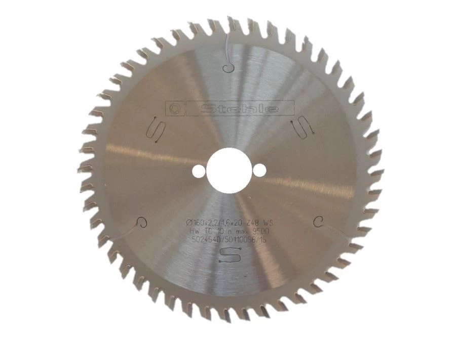 Handcirkelzaagblad HKS 160 x 2,2 asgat 20 mm 48 tands Stehle