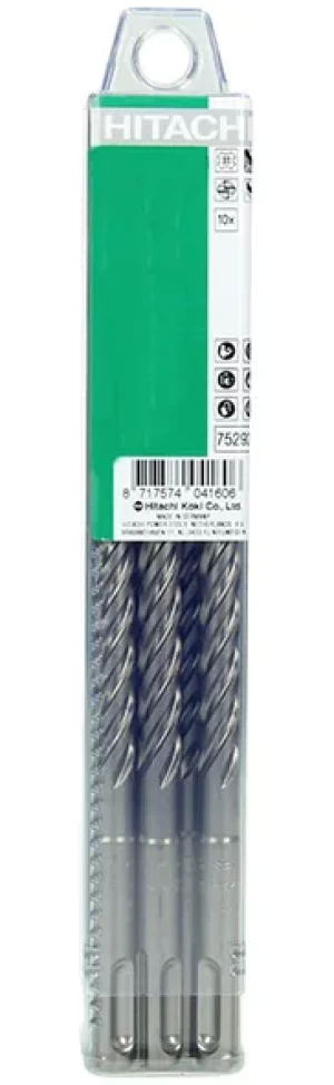Hikoki Betonboor SDS+ 4-snijder Set a 10 stuks