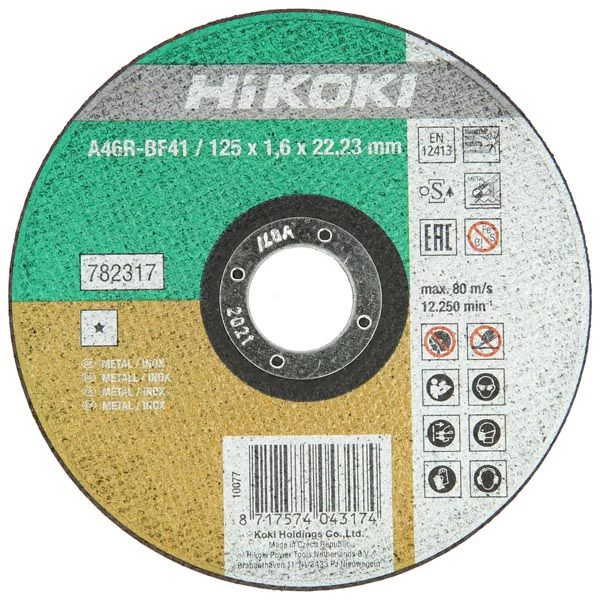 Hikoki doorslijpschijf 230x1,9mm RVS/Metaal