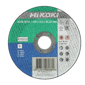 Hikoki doorslijpschijf 150x2,5mm vlak Metaal