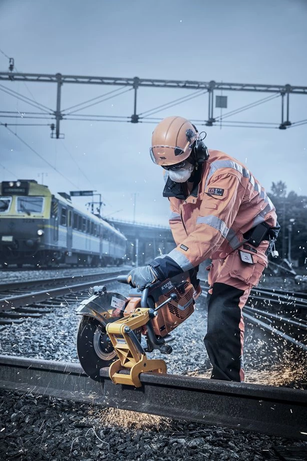 Husqvarna K1270 Rail doorslijpmachine 400 mm