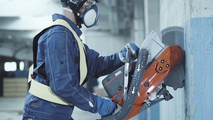 Husqvarna K770 VAC doorslijpmachine 300mm