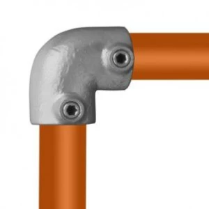 Inbuskoppeling 90° elleboog 48,3 mm