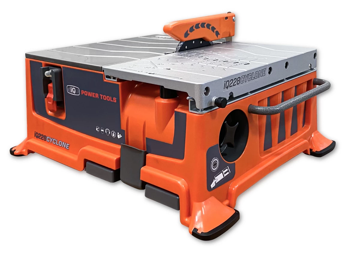 iQ228 Cyclone steenzaagmachine inclusief stofafzuiging