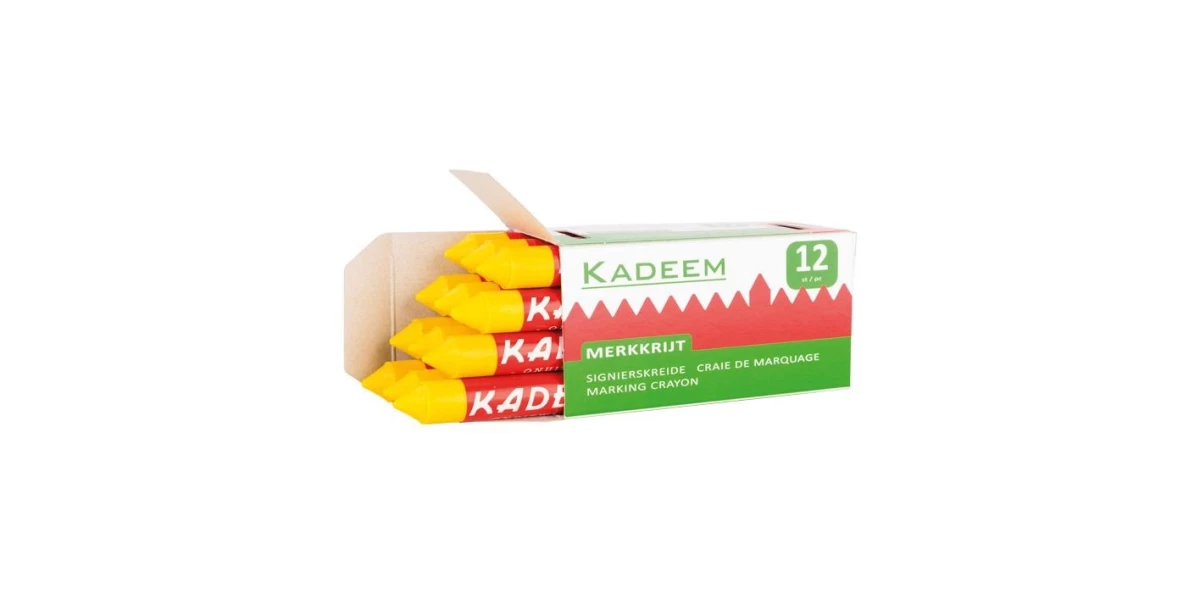 Kadeem merkkrijt geel