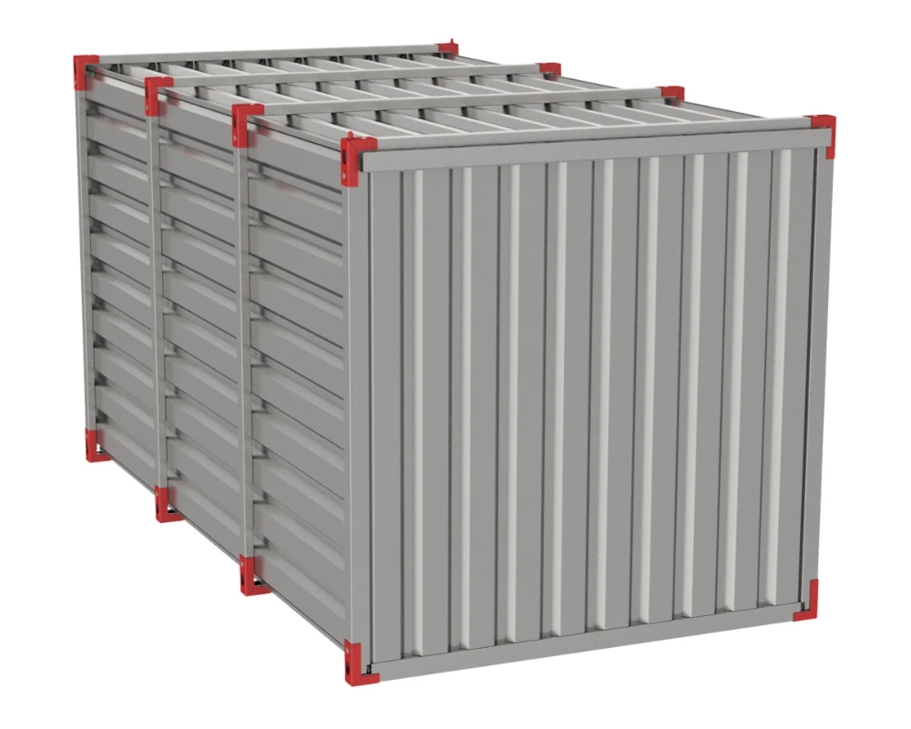 Materiaalcontainer demontabel 4 meter