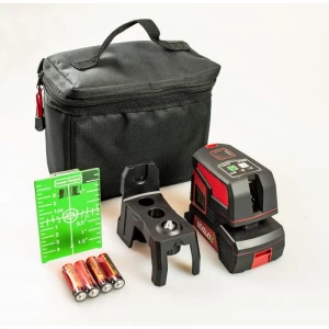 Kruislijnlaser set CL202G met statief Levelfix