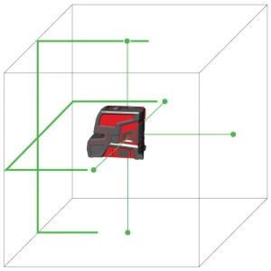 Kruislijnlaser CPL206G Levelfix