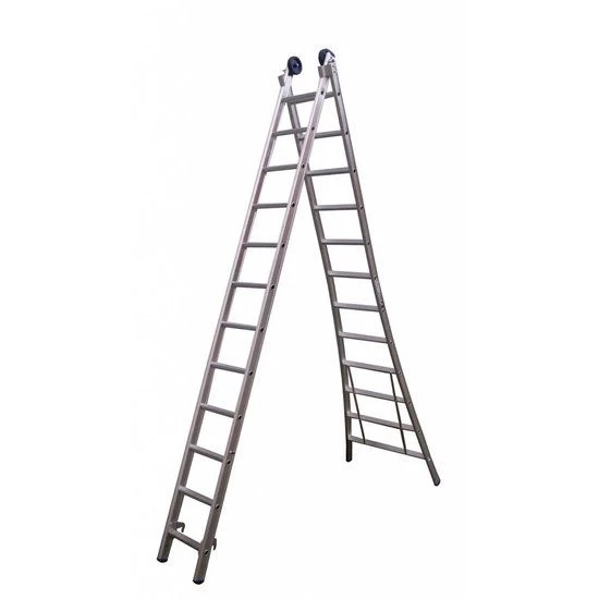 Ladder 2x14 sporten 6,5 m