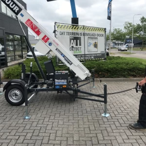 Ladderlift toplight aanhanger 21 meter benzine