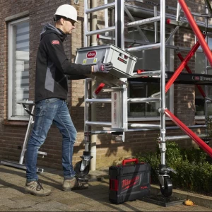 Liftsysteem voor materiaal t.b.v. Altrex rolsteiger