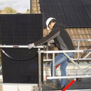 Liftsysteem voor materiaal t.b.v. Altrex rolsteiger
