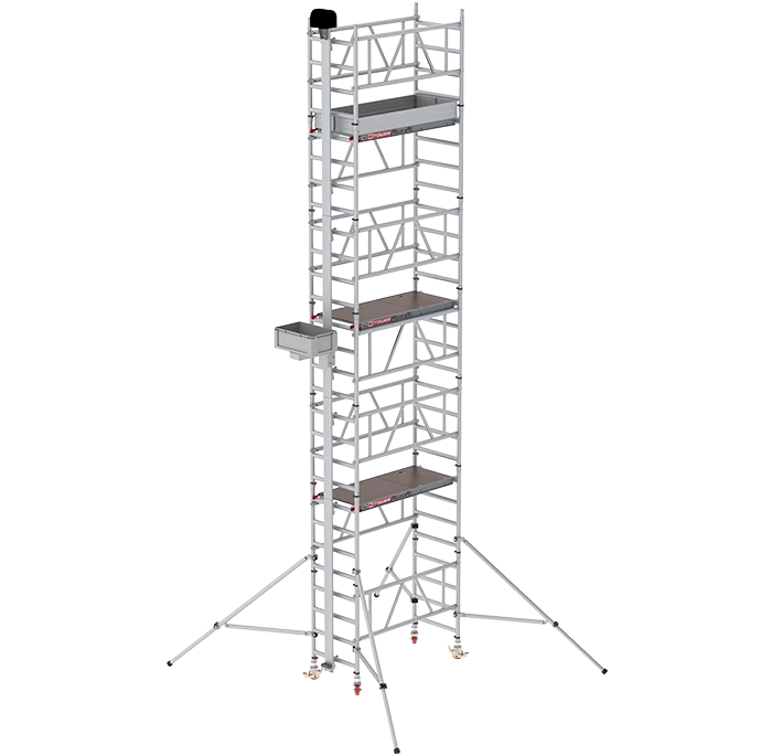 Liftsysteem voor materiaal t.b.v. Altrex rolsteiger