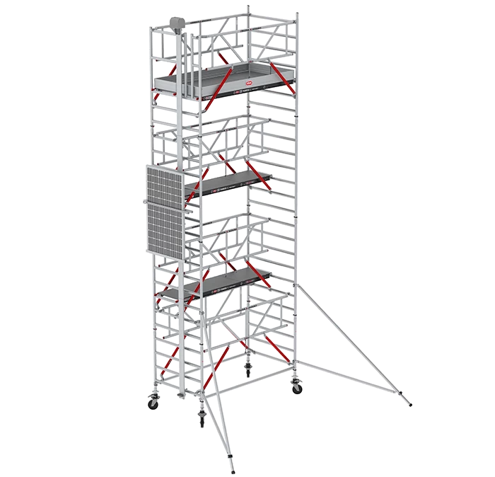 Liftsysteem voor zonnepanelen t.b.v. Altrex rolsteiger