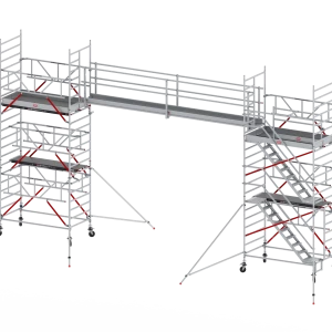 Loopbrug aluminium incl. 1 leuningen dubbelzijdig Altrex