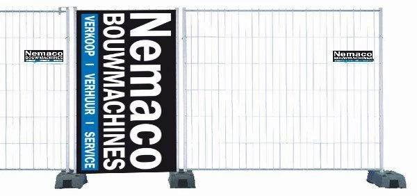 Looppoort voor bouwhek