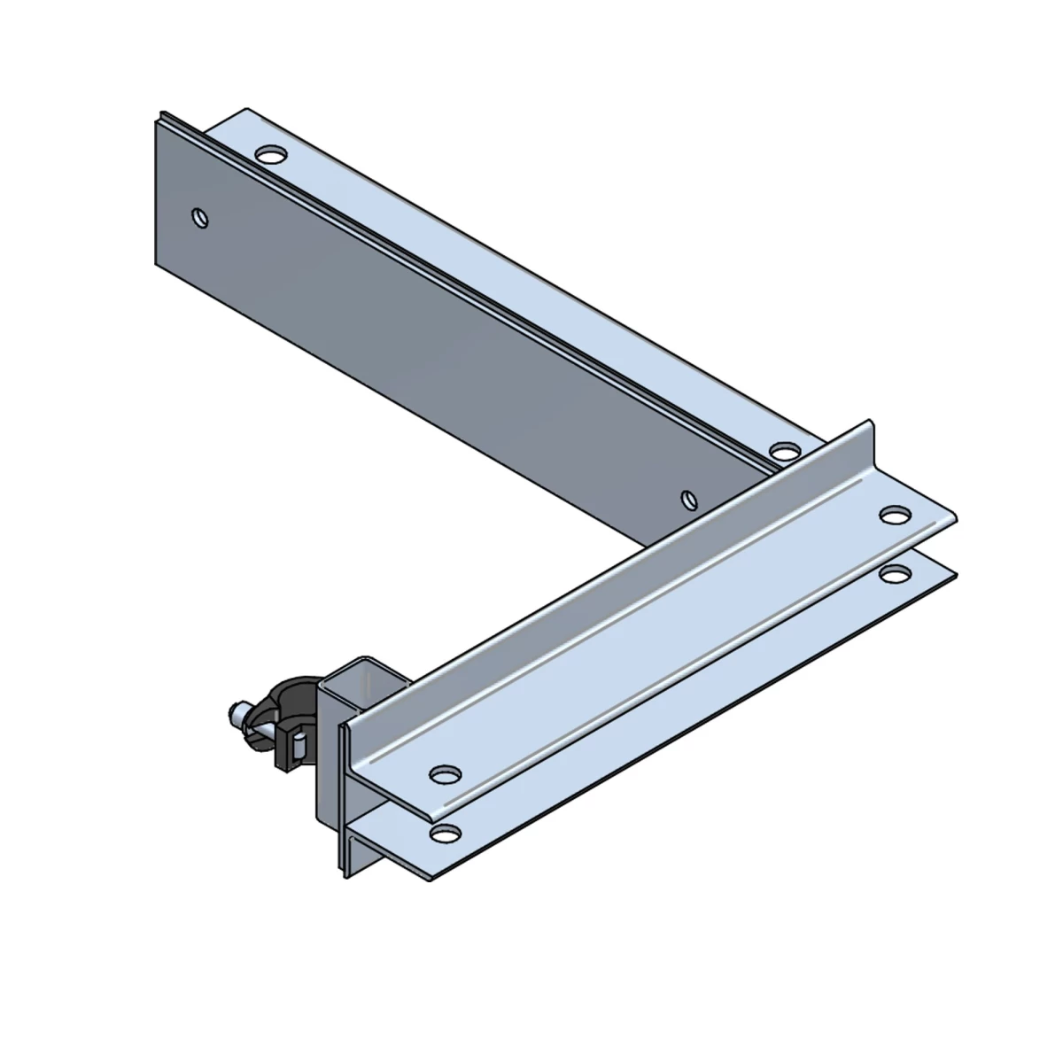 Mastverankering 90° t.b.v. bouwliften AT1250-AT1500-AT2000-PT2000 de Jong