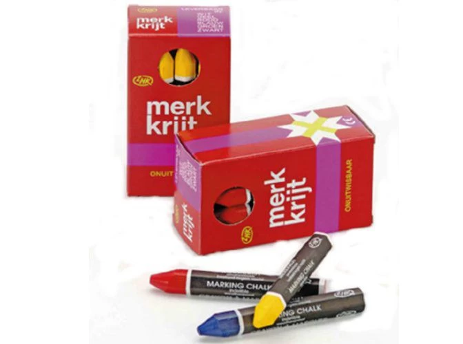 Merkkrijt blauw