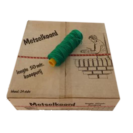 Metselkoord groen doos á 24 rol
