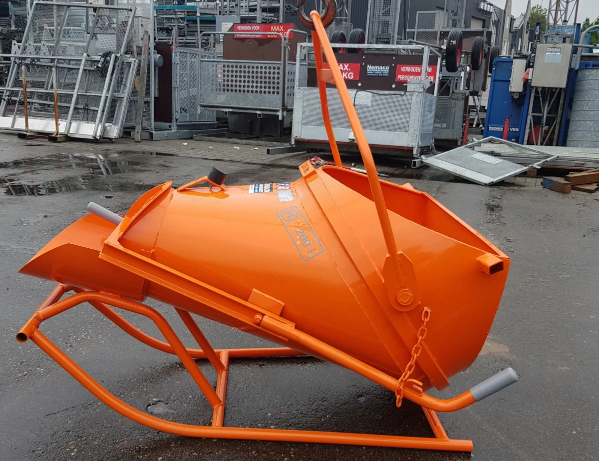 Metselspecie kuipenvuller met zijlossing 200 liter Revo