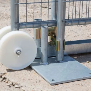 Mobiele schuifpoort constructie Heras