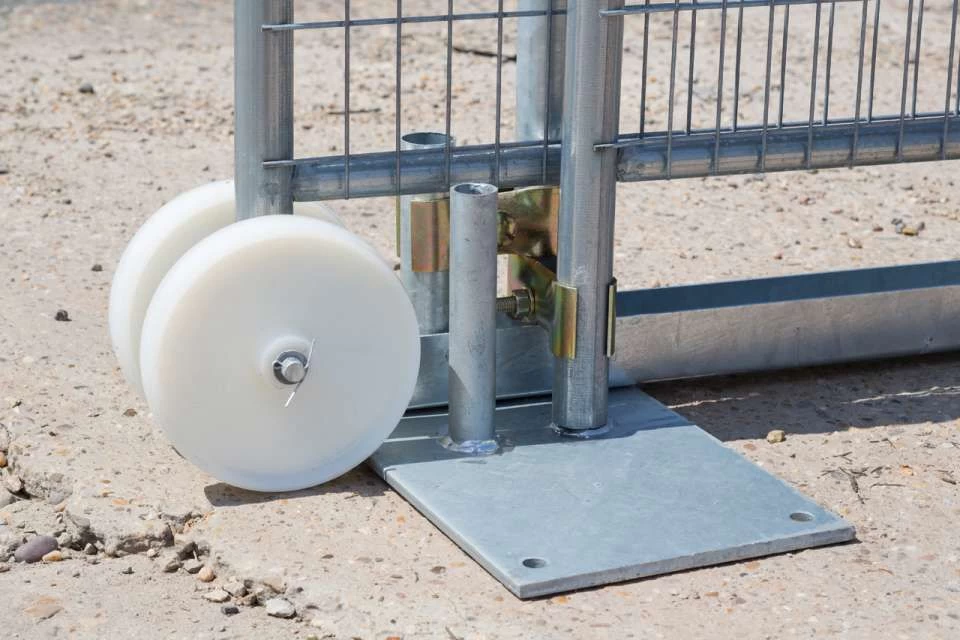 Mobiele schuifpoort constructie Heras