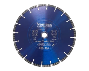 Nemaco diamantzaagblad universeel 300 x 25,4 mm