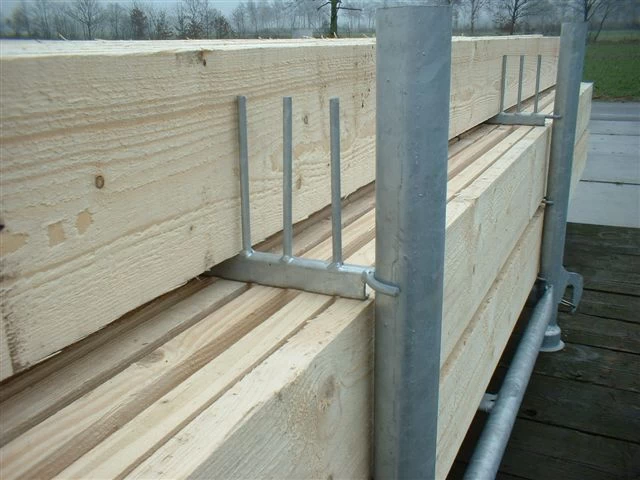 Oplatter set voor steigerplanken