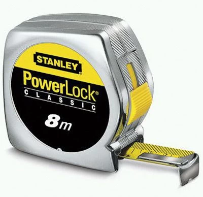 Rolbandmaat stanley Powerlock 8m