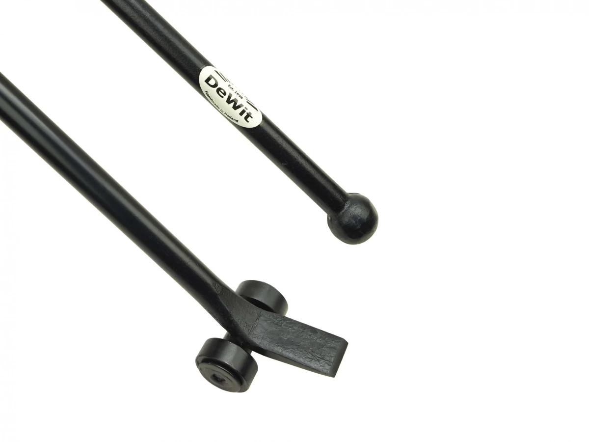 Rolkoevoet met knop 1500 x 30 mm