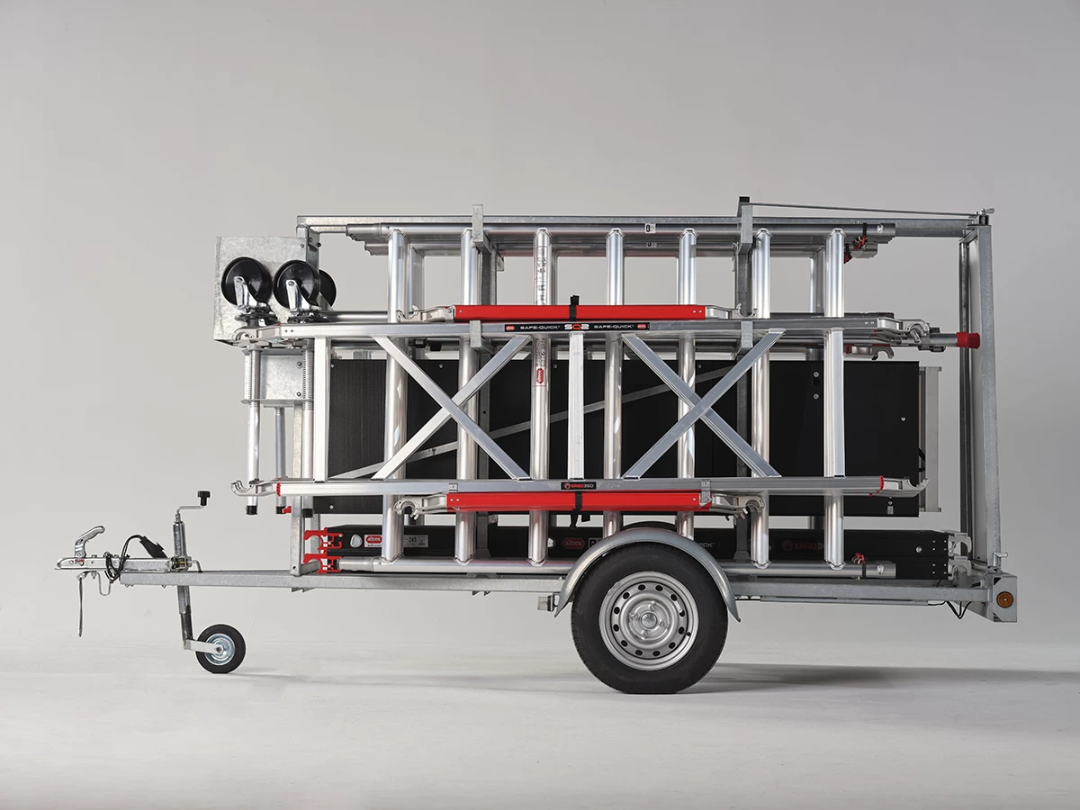 Rolsteiger aanhanger 1,80 meter de Luxe Altrex