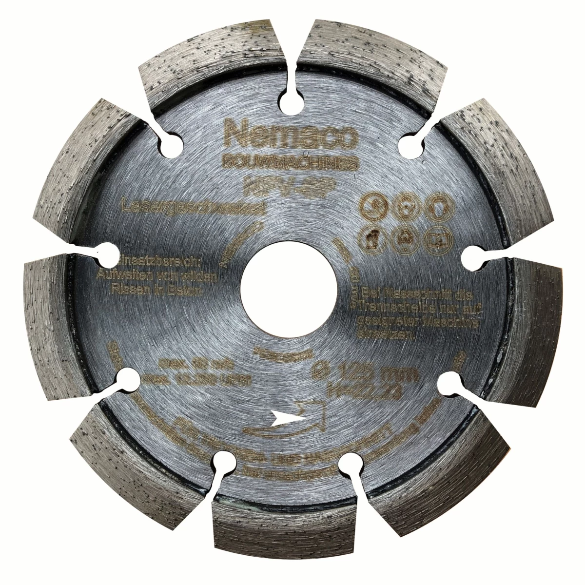 Scheurenfrees voor beton 125 mm
