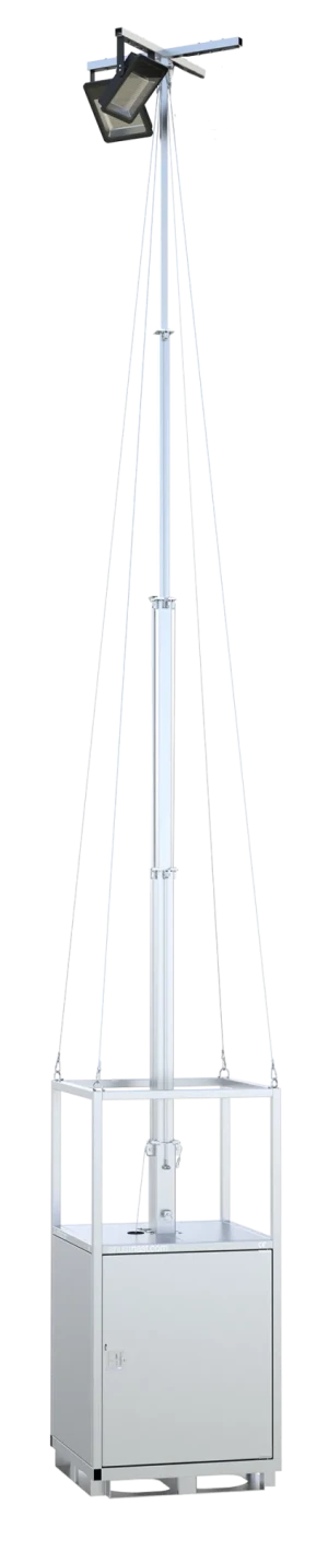 Stofdichte afscherming breedte 7,2 meter