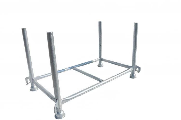 Stapelpallet 130 x 70 cm vaste staanders
