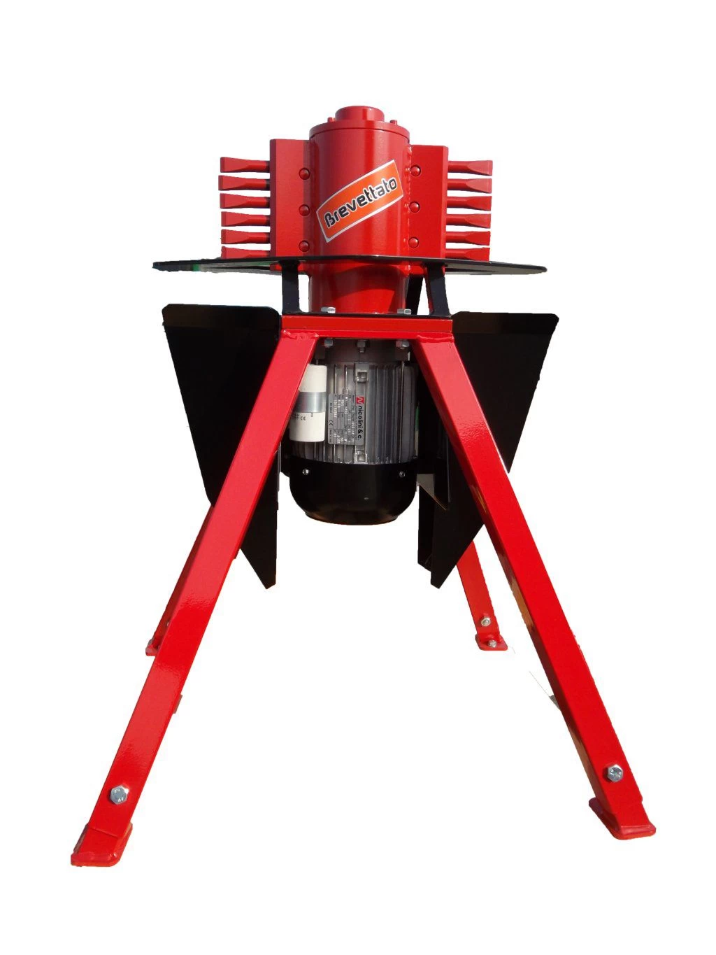 Steenbikmachine op statief