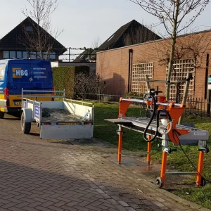 Steenzaagmachine Norton Clipper CST120 ALU