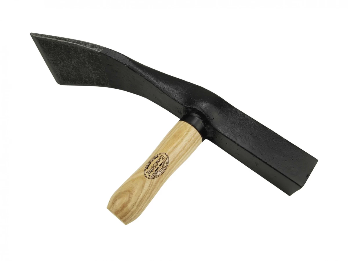 Straathamer 100 mm met ronde houten steel