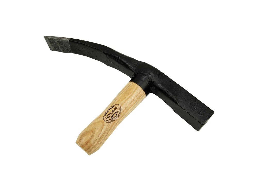 Straathamer 40 mm 1 kg met ronde houten steel