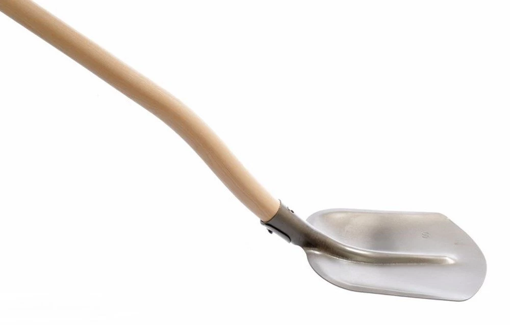 Stratenmakersschop Drents model krom met platte pen
